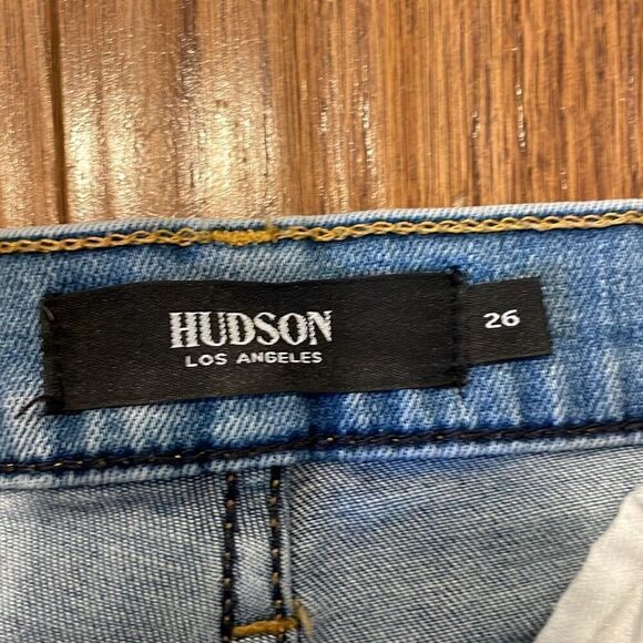 Hudson Barbara high rise straight jeans size 26 - Picture 8 of 13